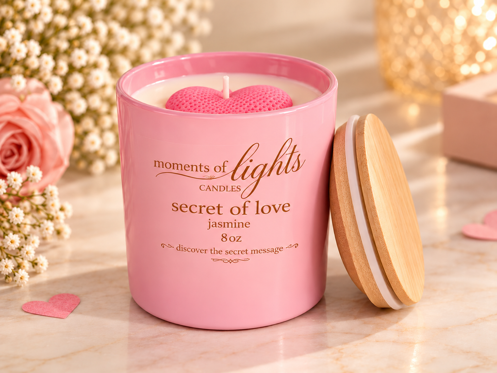 Secret of Love – Hidden Message Candle