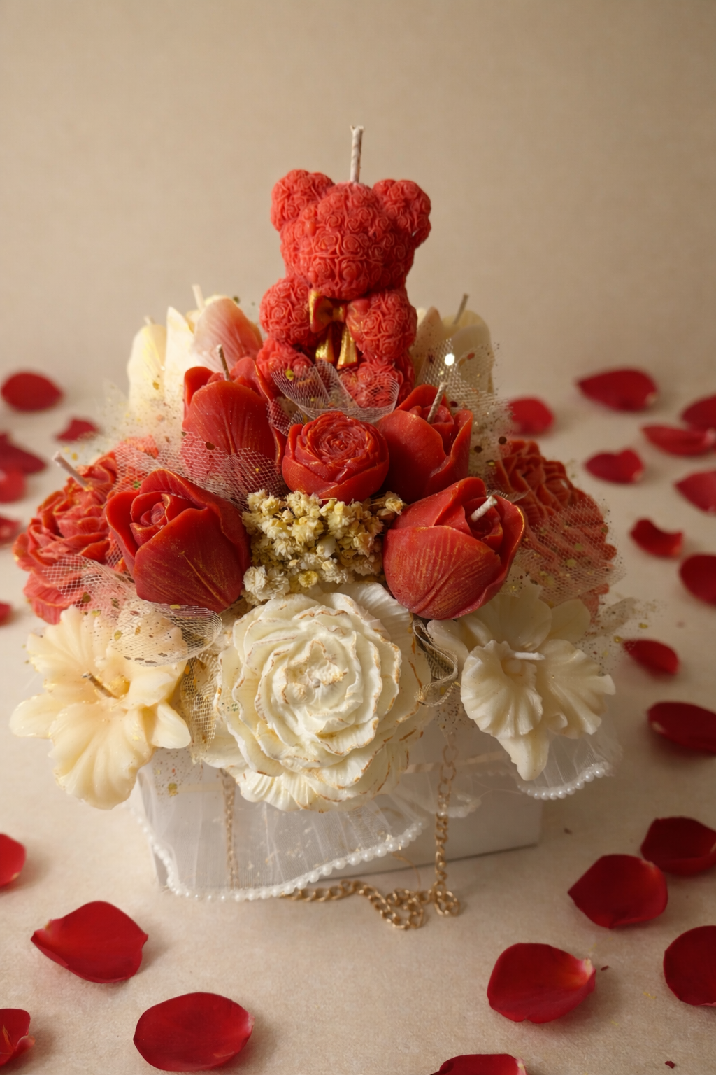 Belle Fleur – Handcrafted Wax Flower Bouquet