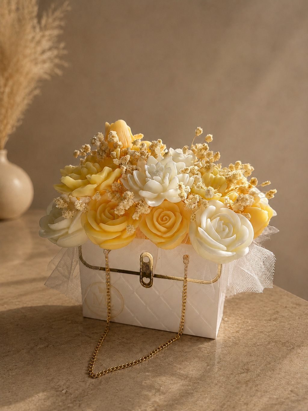 Belle Fleur – Handcrafted Wax Flower Bouquet
