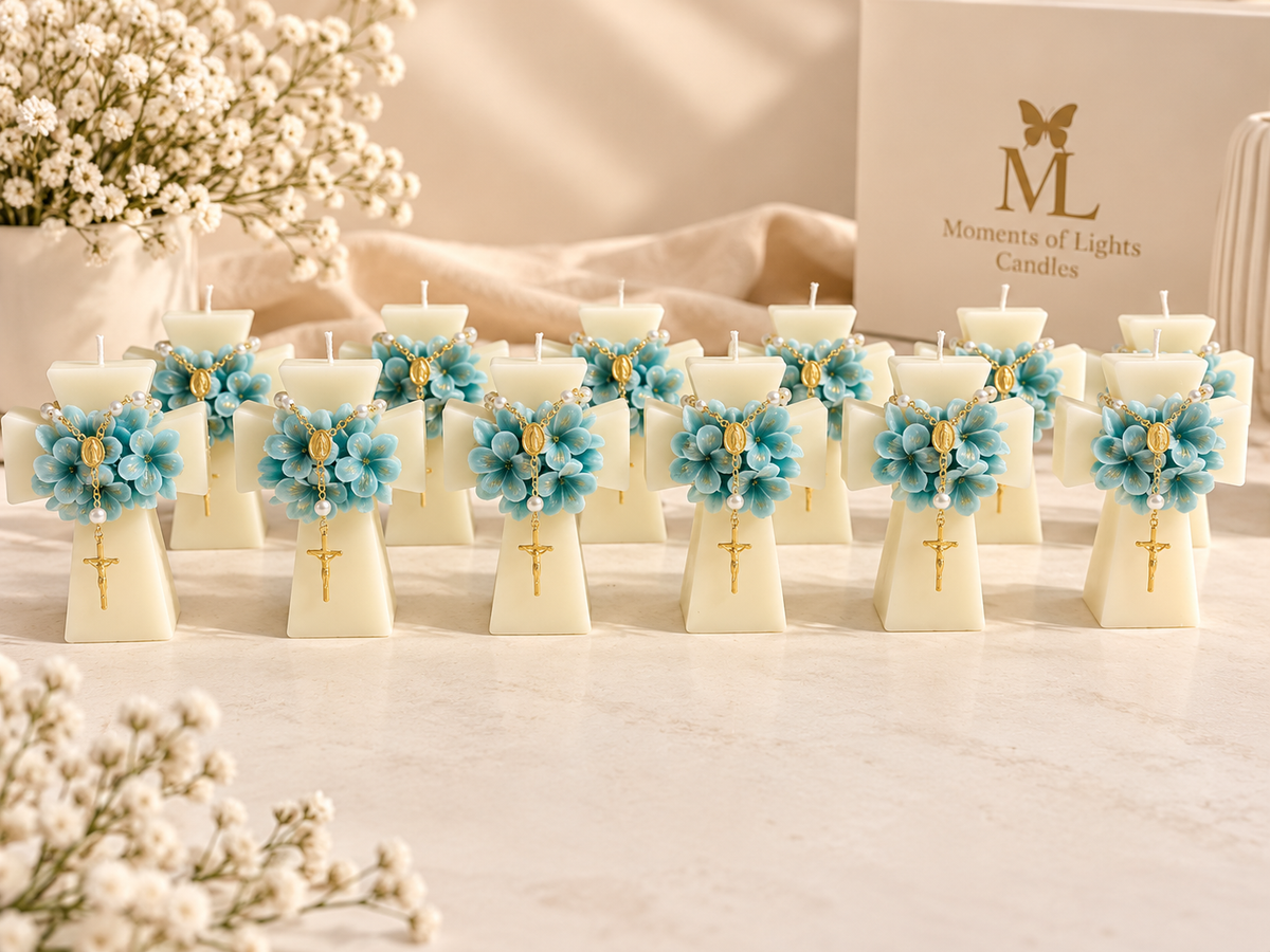 Cross of Light – Personalized Wax Favor