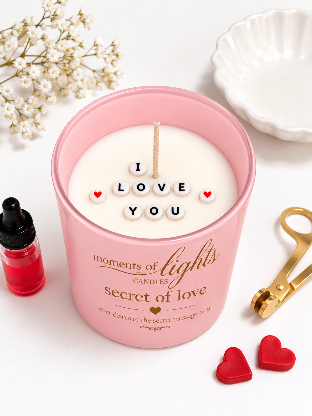 Secret of Love – Hidden Message Candle