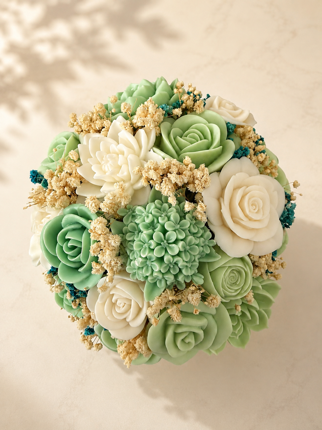 Garden of Light – Premium Wax Flower Bouquet